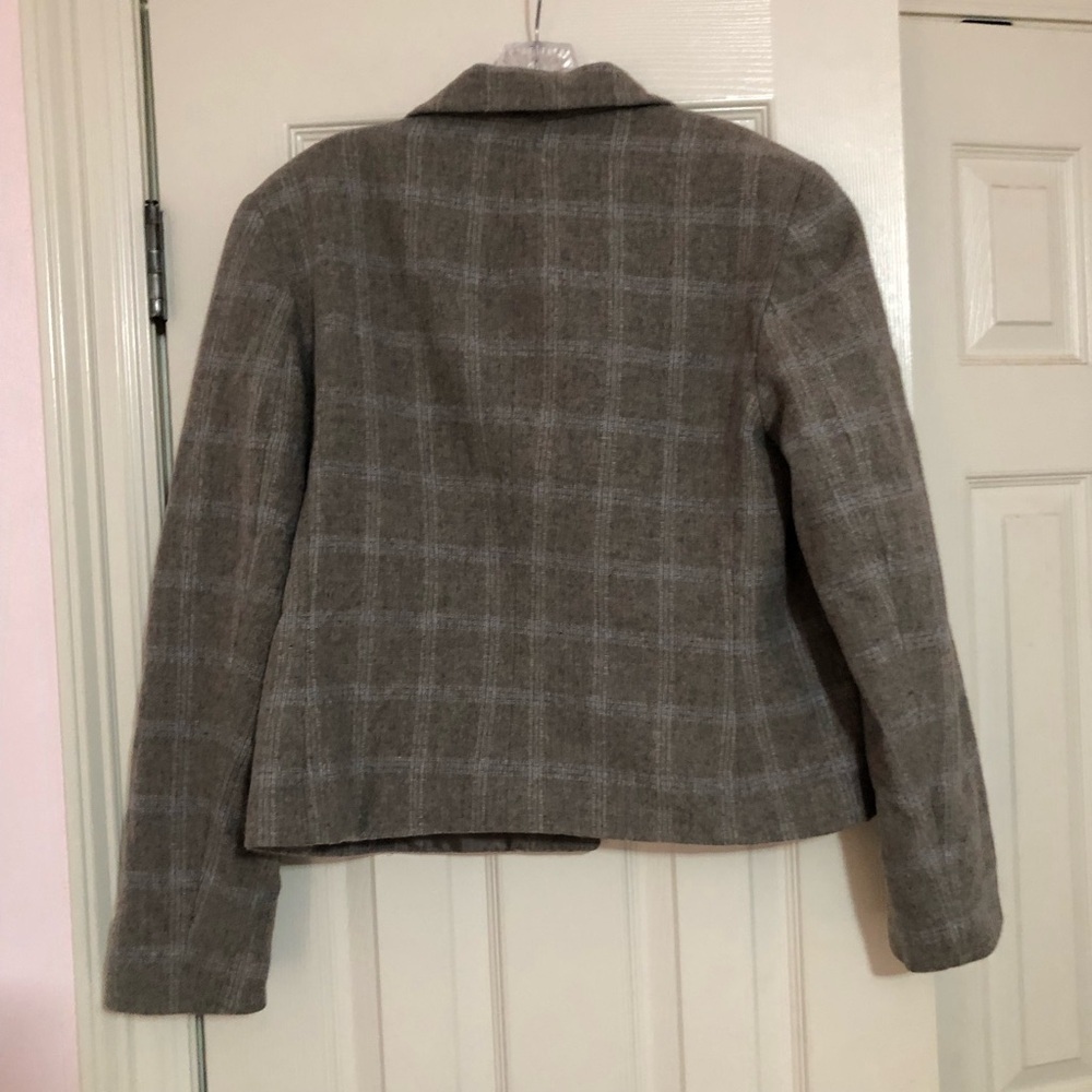 Vintage Talbot 80’s women's wool and‎ cashmere blend tweed blazer jacket size 14 - Picture 4 of 11